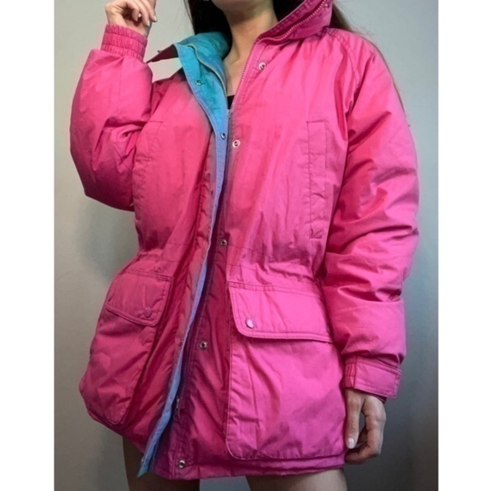 Vintage 1980’s Northwoods Down Hot Pink Puffer